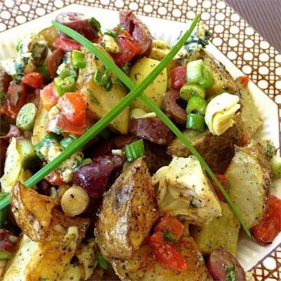 salade de pommes de terre rôties avec vinaigrette balsamique