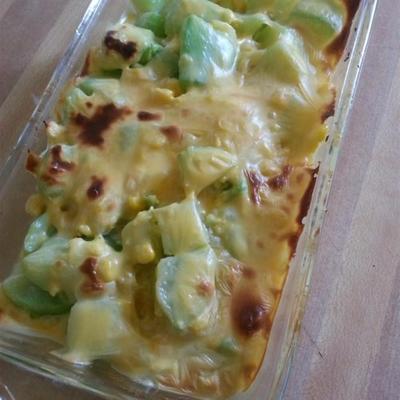 chayote avec oeuf et fromage