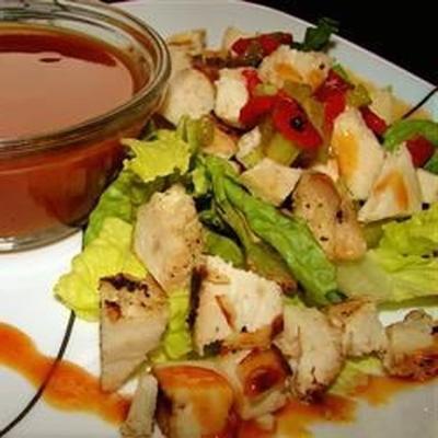 Salade de poulet sauce barbecue