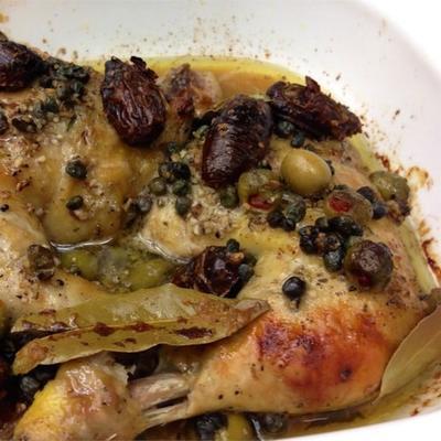 pruneaux et poulet aux olives