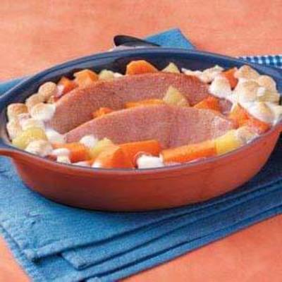 casserole de jambon de patate douce