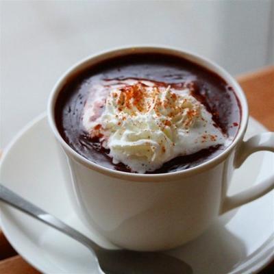 cioccolata calda (chocolat chaud à l'italienne)