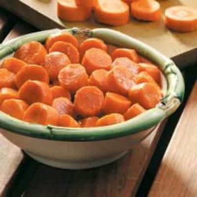 carottes gingembre glacé à l'orange