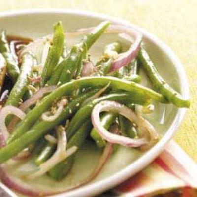 salade de haricots verts asiatiques