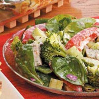 salade de poulet du jardin