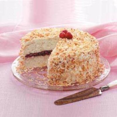 gateau framboise et noix de coco