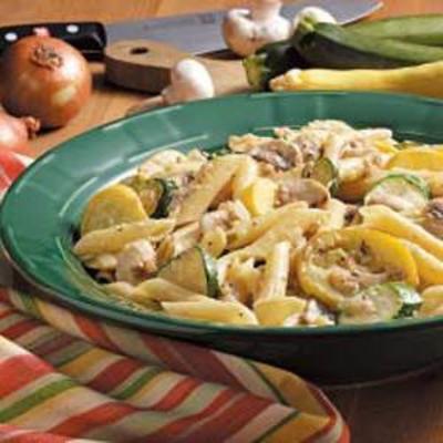 crème de pâtes aux légumes