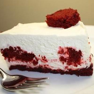cheesecake au centre de velours rouge