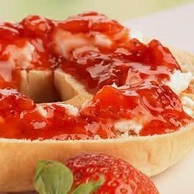 confiture de fraises faible en sucre / sans sucre