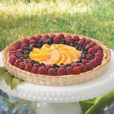 tarte aux fruits festive