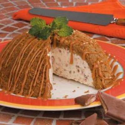 bombe au caramel et au caramel
