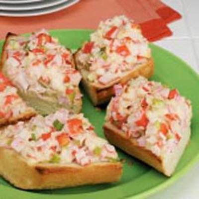 salade de crabe chaud ou froid