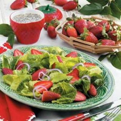 salade de fraises romaine