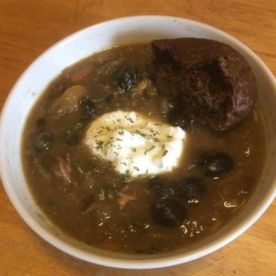 ragoût d'halloween au porc et à la courge musquée