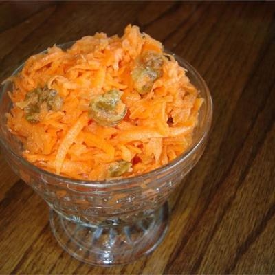 salade de carottes et raisins secs de maman