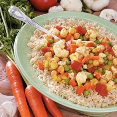 curry de chou-fleur de pois chiches