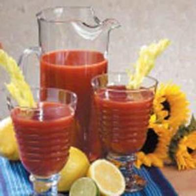 jus de tomate épicé