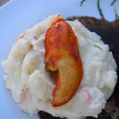 homard purée de pommes de terre