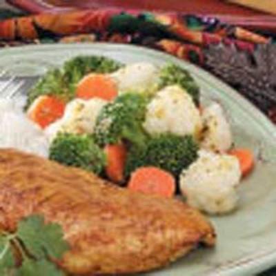 légumes au citron et au poivre