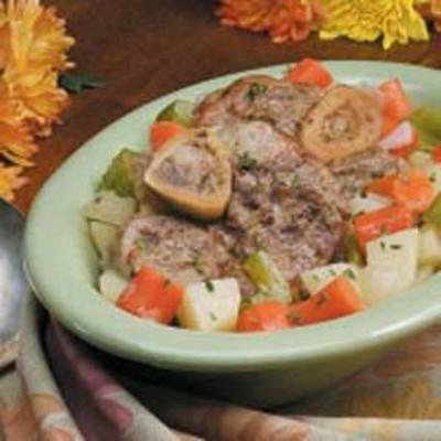 fricassée de jarret de veau