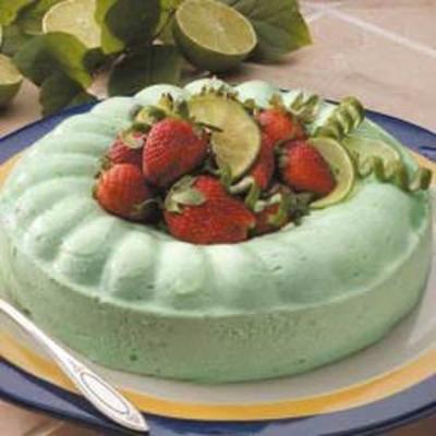 salade moulée au sorbet et à la lime