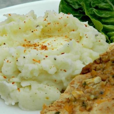 purée de pommes de terre et pommes