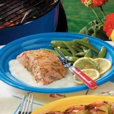 filet de saumon aux agrumes grillé
