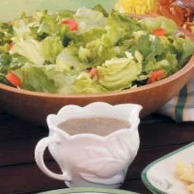 Sauce salade au grains de pavot