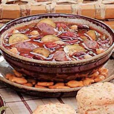 soupe aux haricots kielbasa