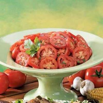 tomates prunes marinées