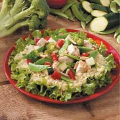 salade couscous au poulet et sésame