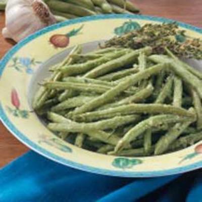 haricots verts rôtis au gingembre