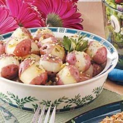 pommes de terre à l'ail et au thym