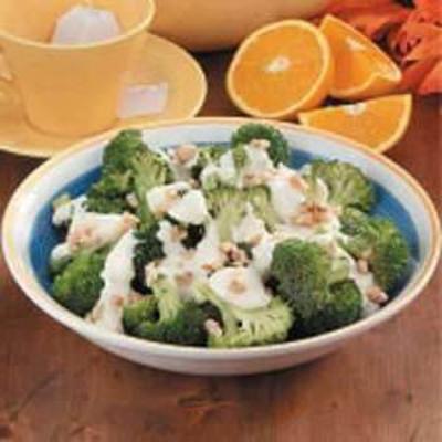 brocoli à la crème d'orange