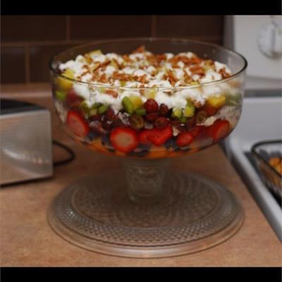 suprême de salade de fruits en huit couches