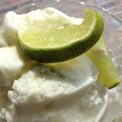 glace coco-citron vert - recette du glacier automatique