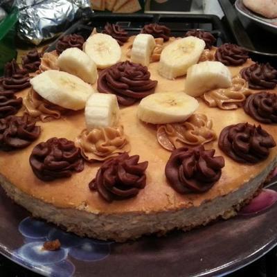 Cheesecake à la banane et au beurre de cacahuète aka 