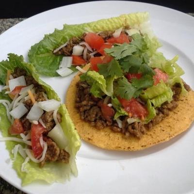 boeuf haché avec taco fait maison