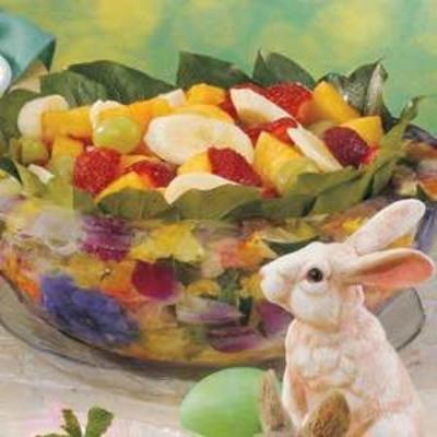 salade de fruits avec vinaigrette aux graines de pavot