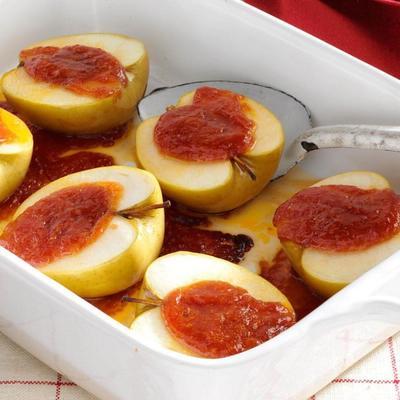 pommes au four acidulées
