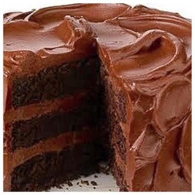 gâteau au chocolat noir à la crème sure
