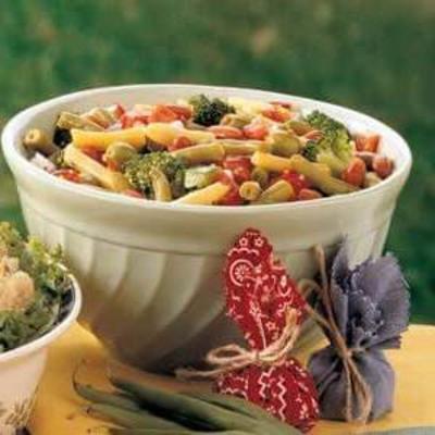 salade de haricots marinés