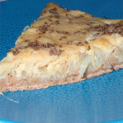 zwiebelkuchen d'Anton (tarte aux oignons d'Anton)