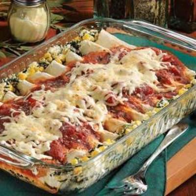 enchiladas au fromage aux épinards