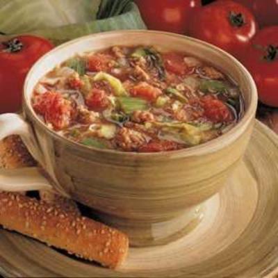 soupe campagnarde au chou