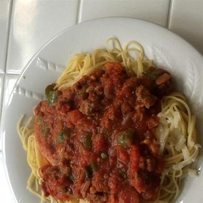 spaghetti de saucisse italienne facile