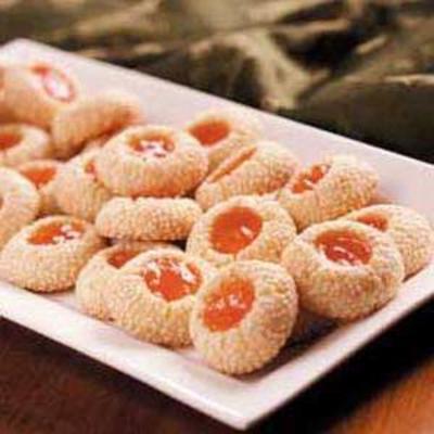 biscuits au sésame d'abricot