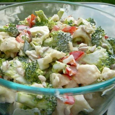 salade de pepita au chou-fleur et au brocoli