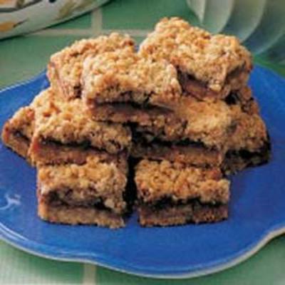 barres streusel aux pommes et aux baies