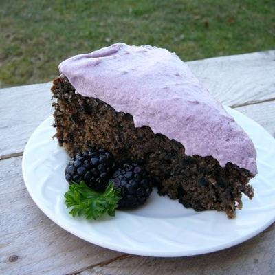 soirées fraîches gâteau aux mûres